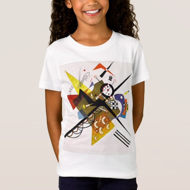 T-Shirt Wassily Kandinsky  On White II (Devant)