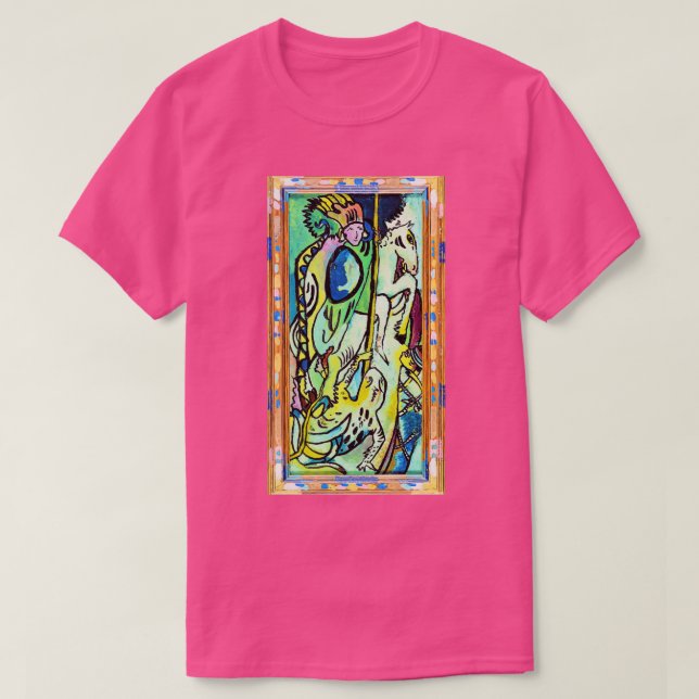 T-shirt Wassily Kandinsky St Georg II Digital Remastered E (Design devant)