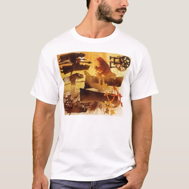 T-shirt Watchstone et symboles (Devant)