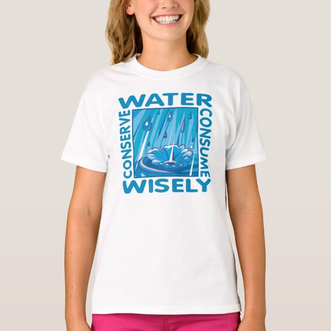 T-shirt Water Conservation (Devant)