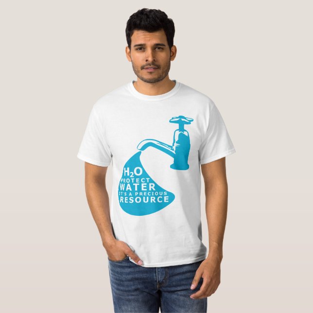T-shirt Water Conservation (Devant entier)