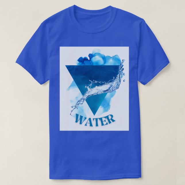 T-shirt Water Element Symbol (Design devant)