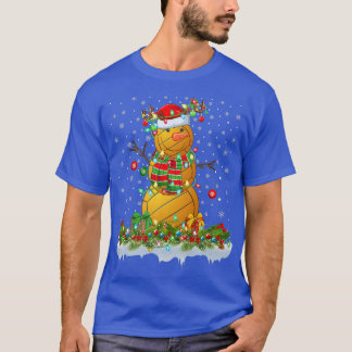 T-shirt Water Polo Ball Snowman Xmas Lumières Water Polo C