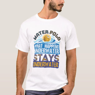 T-shirt Water Polo Ce qui se passe sous l'eau