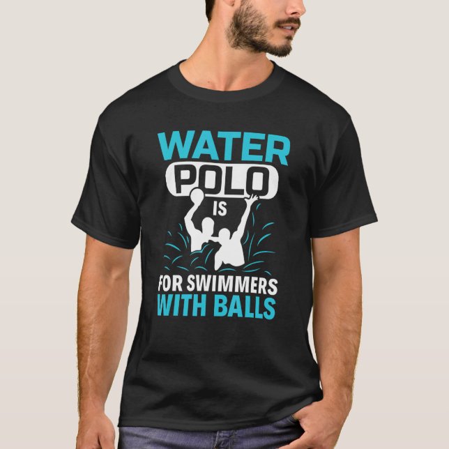 T-shirt Water Polo Est Pour Les Nageurs Avec Balls Water P (Devant)