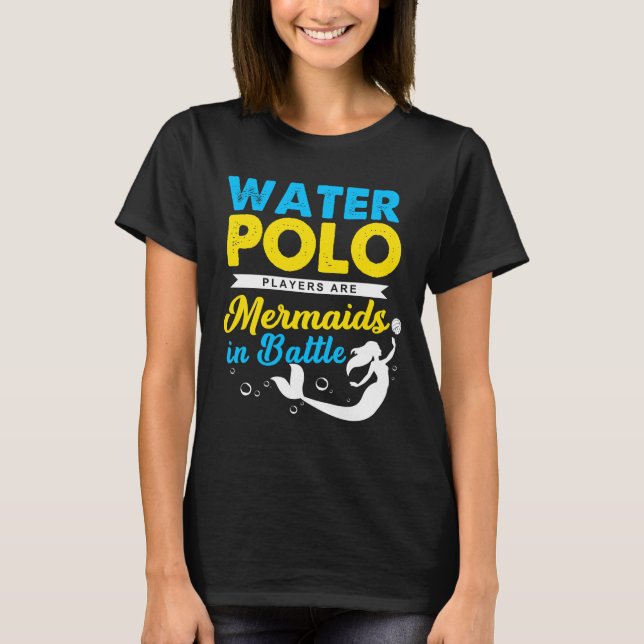 T-shirt Water Polo Joueur du Mermails Battle Team Water Sp (Devant)