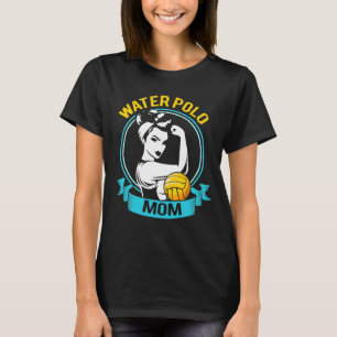 T-shirt Water Polo Maman Équipe Mère Piscine Pour Les Sp