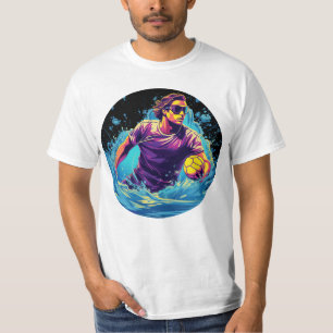 T-shirt Water Polo Player Coloré Waterpolo