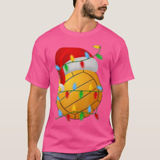 T-shirt Water Polo Xmas Éclairage Vacances Père Noël Water