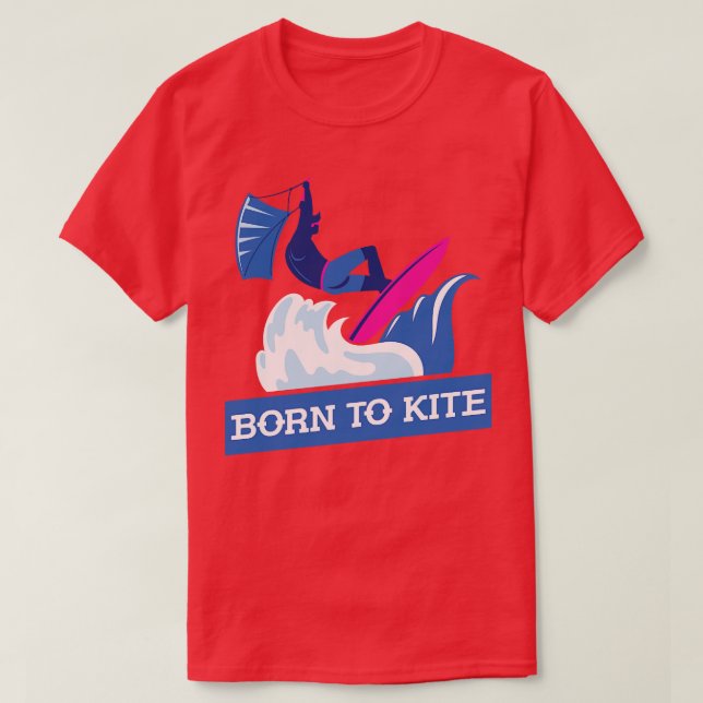 T-shirt Water Sport Funny Kiteboarder Cadeau Kitesurf (Design devant)