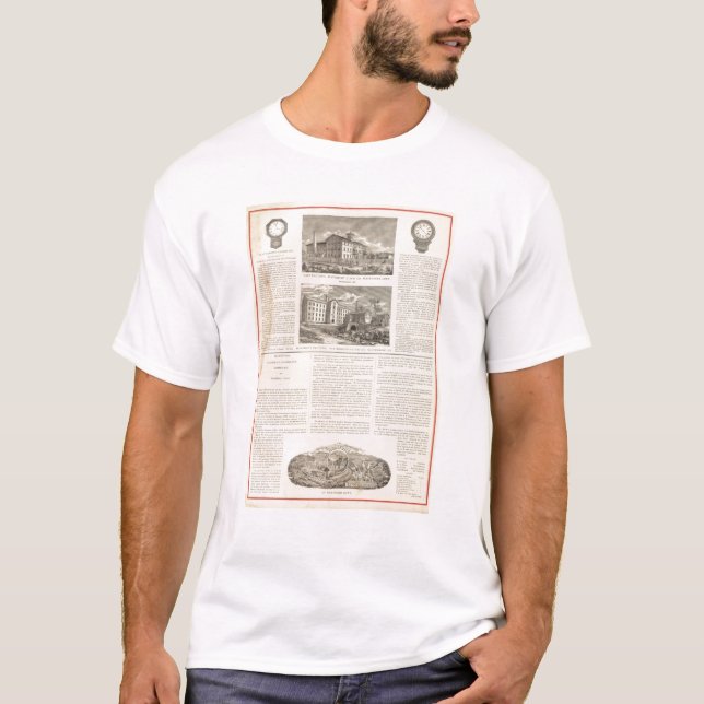 T-shirt Waterbury Clock Company (Devant)