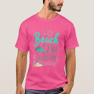 T-shirt Watercolor Beach Day Best Day 