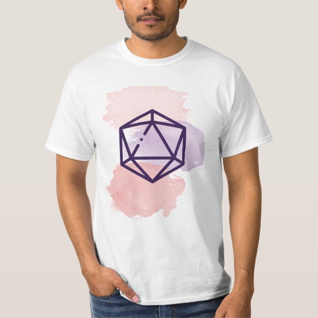 T-shirt Watercolor d20 (Devant)
