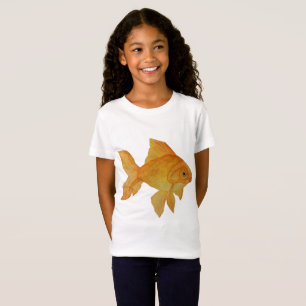 T-shirt Watercolor Goldfish Girls' Fine Jersey