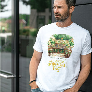 T-shirt Watercolor St. Patrick's Day Pub Party