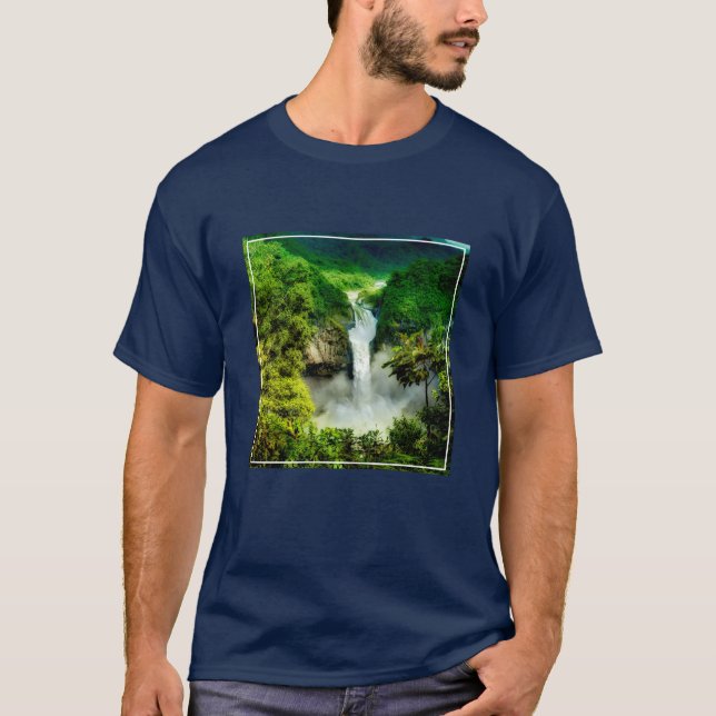 T-shirt Waterfalls | San Rafael Falls, Ecuador (Devant)