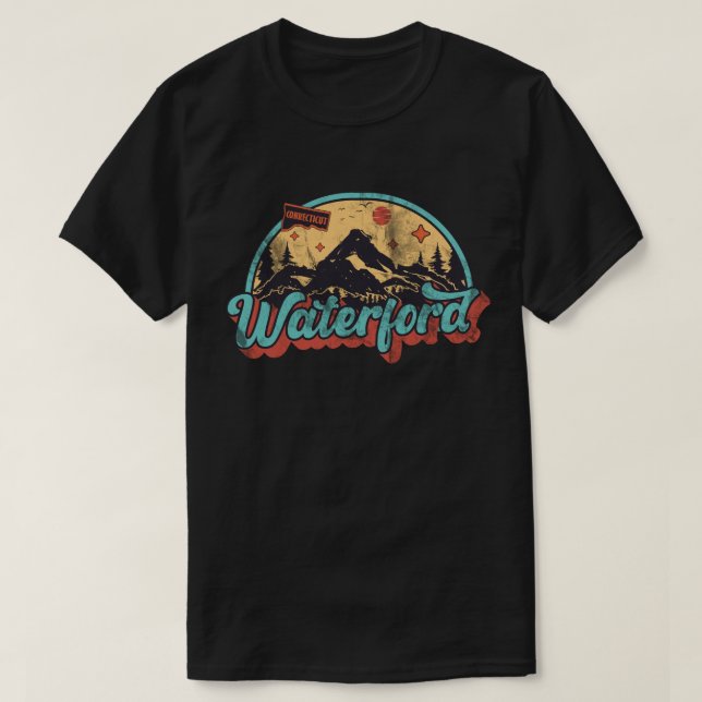 T-shirt Waterford, Connecticut (Design devant)