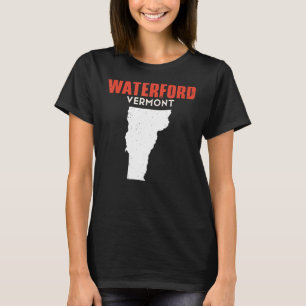 T-shirt Waterford Vermont USA State America Travel Vermont