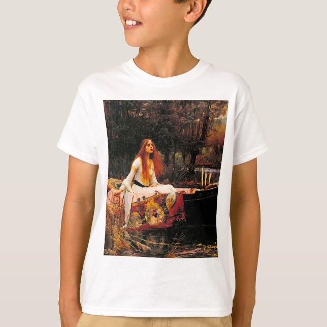 T-shirt Waterhouse Lady of Shalott (Devant)