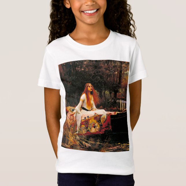 T-Shirt Waterhouse Lady of Shalott (Devant)