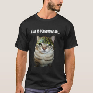 T-shirt Watermelon Chat Silly Chat Mème Rage Me Confère