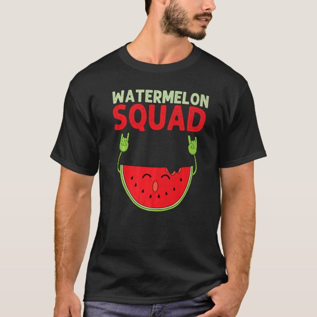 T-shirt Watermelon Designs For Men Women Summer Fruit Eate (Devant)