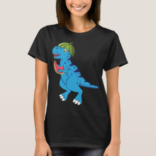 T-shirt Watermelon Dinosaur T Rex Fruits d'été Art Dino Lo