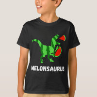 Watermelon Dinosaures Fruit d'été Drôle Melon Saur
