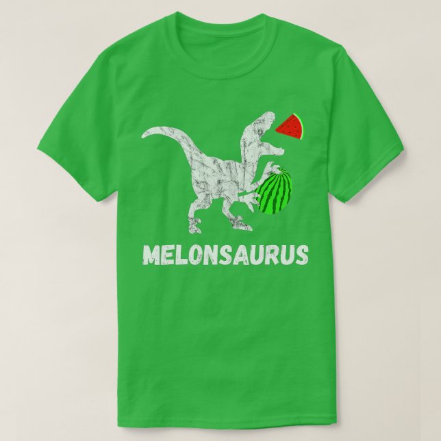 T-shirt Watermelon Dinosaures Funny Melon Dino Fruit d'été (Design devant)