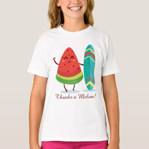 T-shirt Watermelon Food Tropical Summer Vacation Cute