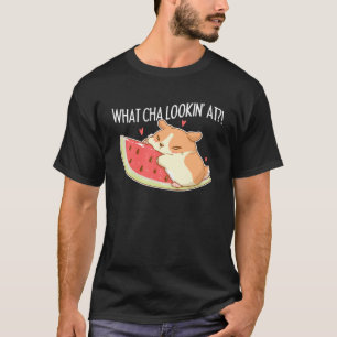 T-shirt Watermelon Hamster Melon Aliment Rodent Animal ani