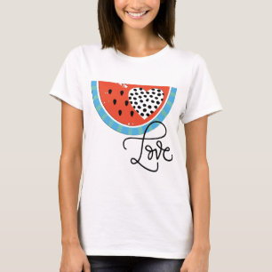 T-shirt Watermelon Heart Lot Fruit Pool Party