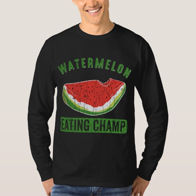 T-shirt Watermelon Manger Champ amusant Été Fruit Lover G (Devant)