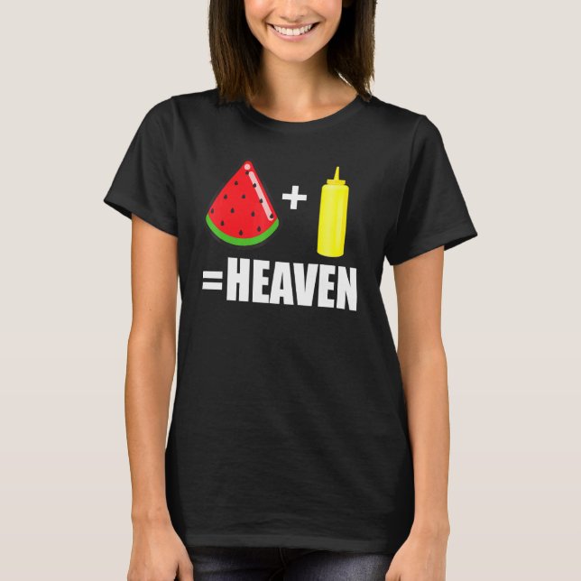 T-shirt Watermelon Mustard Challenge Tik 1 (Devant)
