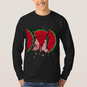 T-shirt Watermelon Papa drôle Fruit melon d'été - Pères