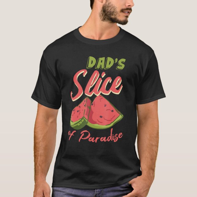 T-shirt Watermelon Slices Funny Melon Juice Lover Dad Wate (Devant)