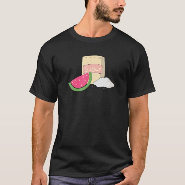 T-shirt Watermelon Sugar Dit Amusant Été (Devant)