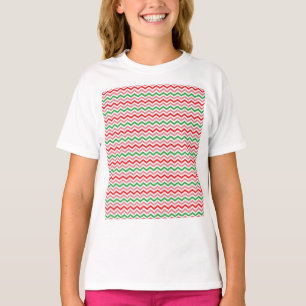 T-shirt Watermelon Summer Zigzag Stripes Motif-56209