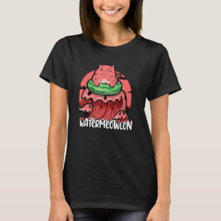 T-shirt Watermeowlon Watermelon Meow Cat Watermelon Day
