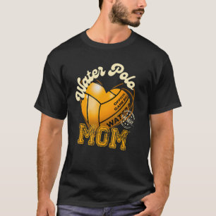 T-shirt Waterpolo Maman Femmes Cheer Maman Fête de la Mère