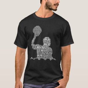 T-shirt Waterpolo Player Word Cloud Water Polo Players Coa