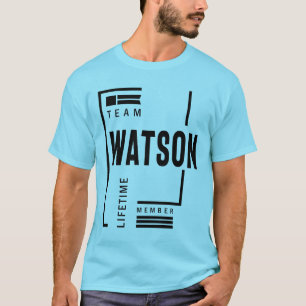 T-shirt Watson Nom personnalisé Cadeau d'anniversaire