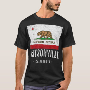 T-shirt WATSONVILLE Californie Cali City Souvenir CA Fl