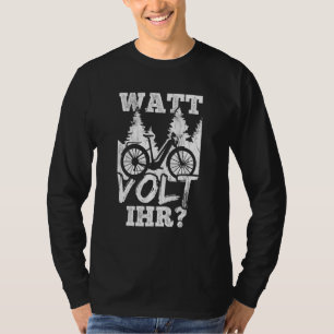 T-shirt Watt Volt Votre Vélo Emtb Cycliste E Vélo