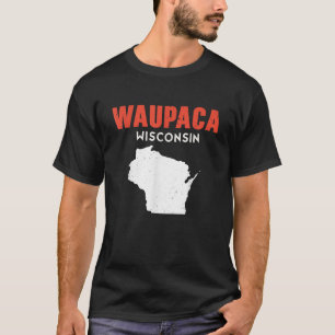 T-shirt Waupaca USA State America Voyage Montanan Helena