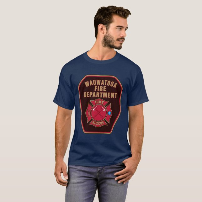T-shirt Wauwatosa, WI Fire Department (Devant entier)