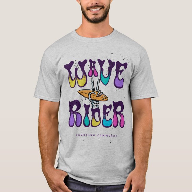 T-shirt Wave Rider (Devant)