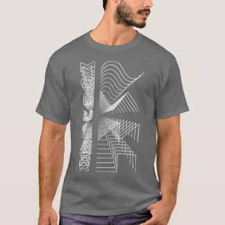 T-shirt Waveform Audio Modulaire Conception Analogique Cad