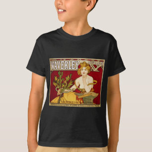 T-shirt Waverley fait un cycle - art Nouveau - Alphonse