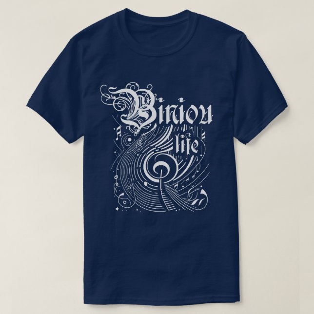 T-shirt Wavy Music Biniou Life (Design devant)